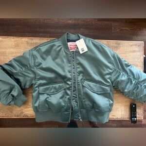 Levi's Teal Bomber Jacket